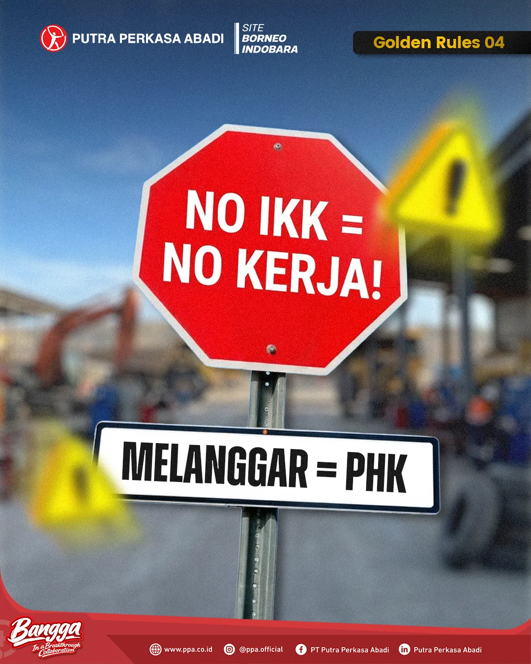 No IKK, No Kerja! Keselamatan Dimulai dari Izin Kerja yang Sah